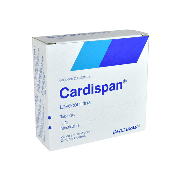 CARDISPAN MASTIC 1 G C/20 TABS